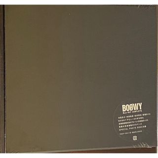 BOΦWY　Blu-ray　COMPLETE （完全初回限定盤）新品未開封(ミュージック)