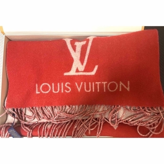 保証 LOUIS 美品ルイヴィトン マフラー今期 エシャルプ