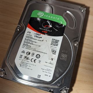 HDD 4TB 4000GB 3.5インチ SEAGATE 動作未確認　ジャンク(PCパーツ)