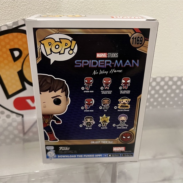 MARVEL(マーベル)のレア限定FUNKO POP! スパイダーマン　トム・ホランドver アンマスク エンタメ/ホビーのフィギュア(アメコミ)の商品写真