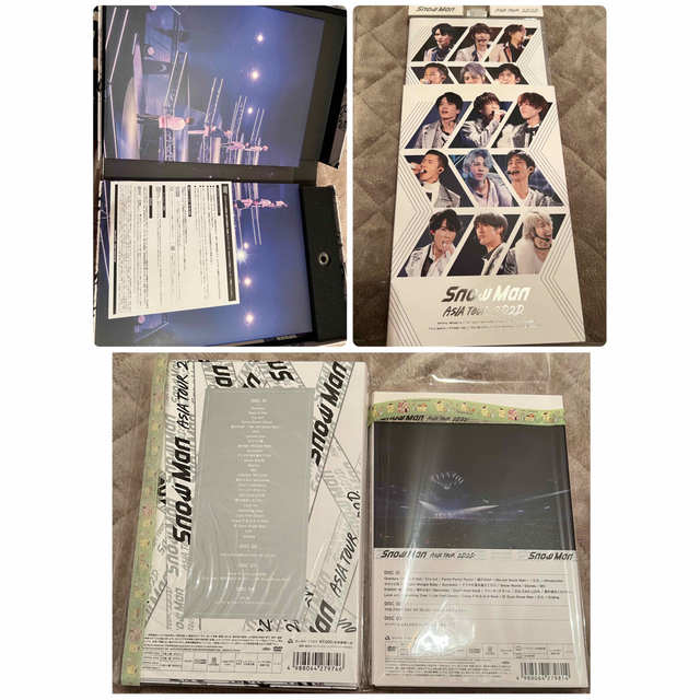 半額SALE 初回盤+通常盤 Snow Man SnowMan ASIA DVD/ブルーレイ TOUR