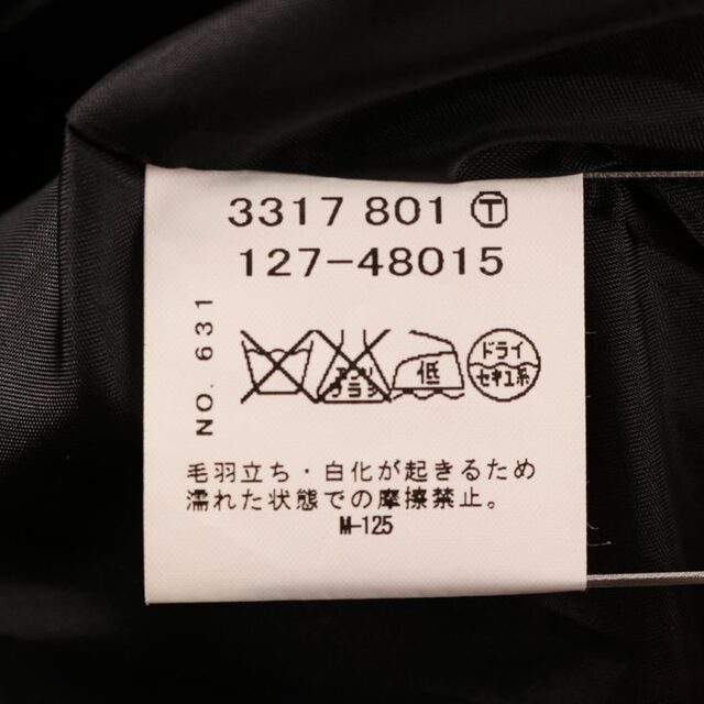 インディヴィ テーラードジャケット 無地 トップス 日本製 ストレッチ レディース 38サイズ ブラック INDIVI 8