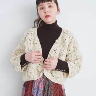 dot&stripes ロングカーディガン