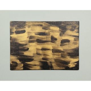 【Black in the Goldness】障害者アート アクリル絵の具(絵画/タペストリー)