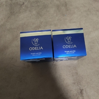 ODELIA リンクル&ホワイトオールインワンクリーム　50g×2(オールインワン化粧品)