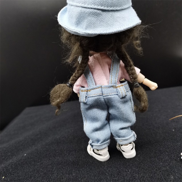 JANAYA ハンドメイド オビツ11 ob11服 サロペットパンツ ロング JANAYA ハンドメイド オビツ11 ob11服 ショットパンツ黒色 翌日発送