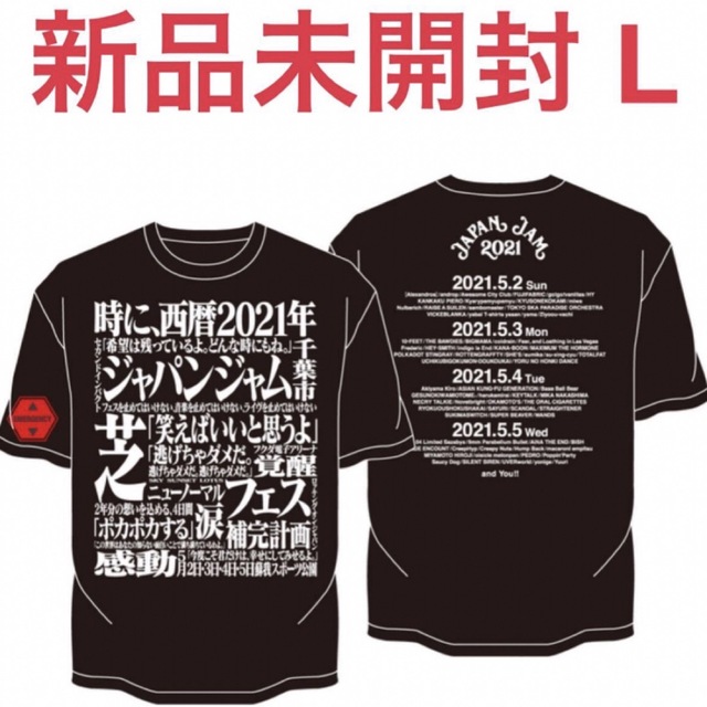 JAPAN JAM エヴァンゲリオン Tシャツ Lサイズ エンタメ/ホビーのタレントグッズ(ミュージシャン)の商品写真
