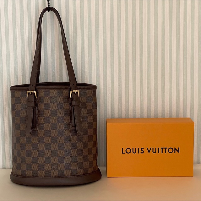 LOUIS VUITTON(ルイヴィトン)のLOUIS VUITTON ルイヴィトン マレ ダミエ エベヌ ショルダー レディースのバッグ(トートバッグ)の商品写真