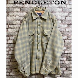 ペンドルトン(PENDLETON)の【フォロー割】Pendleton チェックシャツ　ウール　90's Mサイズ(シャツ)