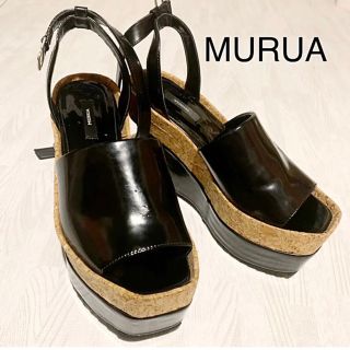 ムルーア(MURUA)のMURUA Deepカバーサンダル　23.5 センチ　M(サンダル)