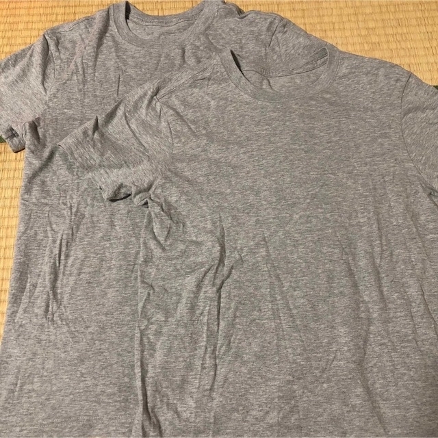 MUJI (無印良品)(ムジルシリョウヒン)の無印良品　コットンTシャツ 2枚組　グレー メンズのトップス(Tシャツ/カットソー(半袖/袖なし))の商品写真