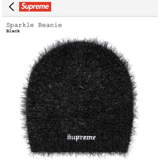 【新品・未使用】Supreme シュプリーム Sparkle Beanie