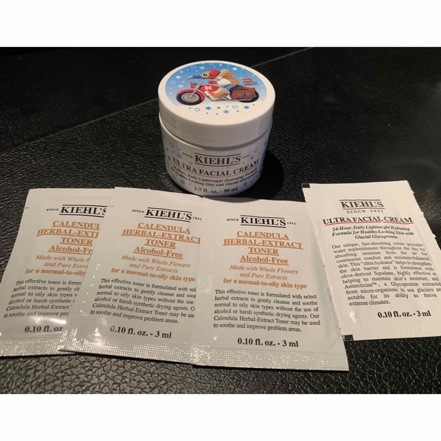 Kiehl's(キールズ)のキールズクリーム UFC 49g  サンプル4点付き コスメ/美容のスキンケア/基礎化粧品(フェイスクリーム)の商品写真