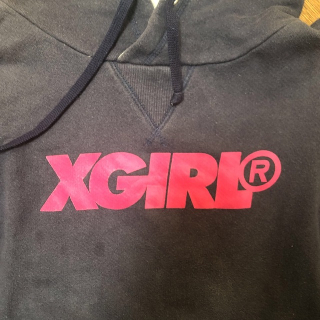 X-girl(エックスガール)のエックスガール　ロゴパーカー レディースのトップス(パーカー)の商品写真