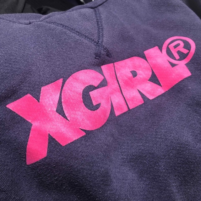 X-girl(エックスガール)のエックスガール　ロゴパーカー レディースのトップス(パーカー)の商品写真