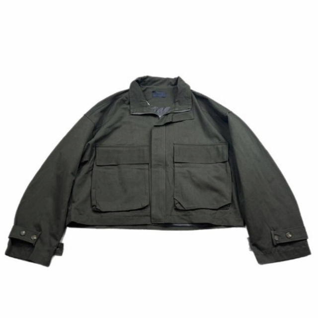 ジャケット/アウターcropped pocket bomber jacket