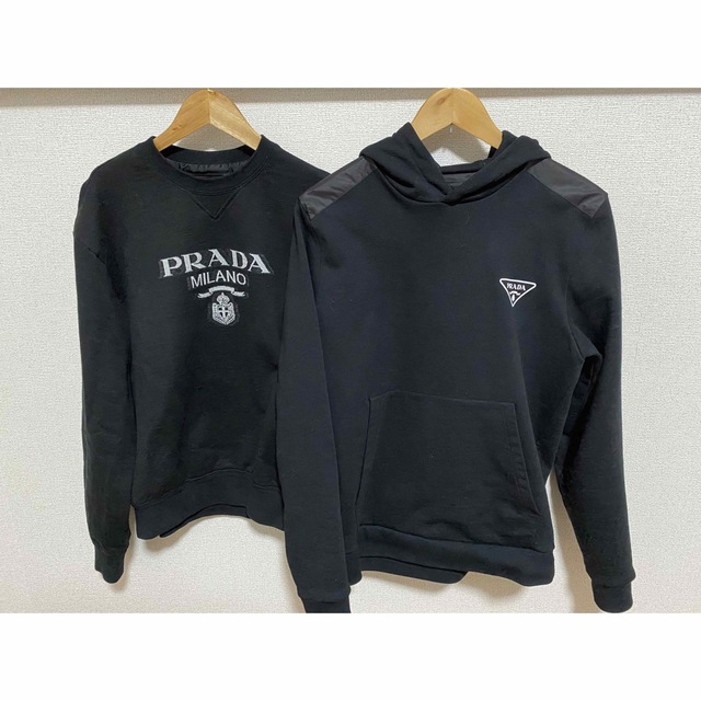 未使用 プラダ PRADA 長袖 トップス パーカー スウェットサイズ S