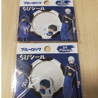 コウダンシャ(講談社)のブルーロック　ちびシール　6柄×4枚　計24枚入り　２個セット(キャラクターグッズ)