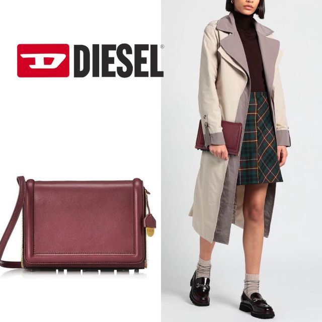 ショルダーバッグ★定価37400円★(ディーゼル) DIESEL BIGロゴ ショルダーバッグ