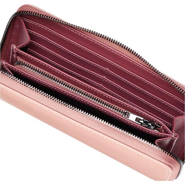 ディーゼル) DIESEL レザー ジップ付き 長財布 新発売の www