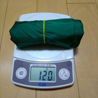 超軽量輪行バッグ　グリーン　120g(バッグ)