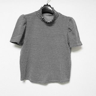 ザラ(ZARA)のzara千鳥柄 トップス ニット h&m ベルシュカ shein grl gap(ニット/セーター)