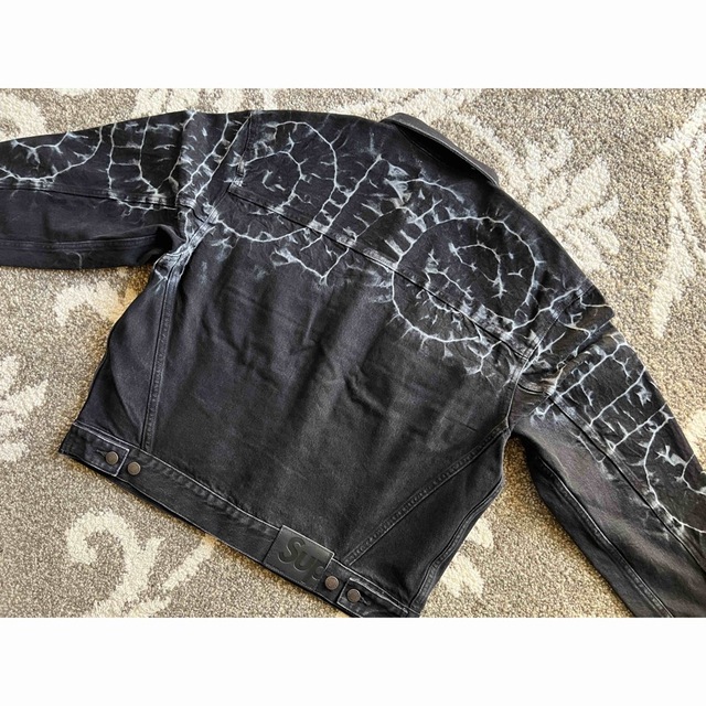 正規品! supreme shibori denim trucker jacket 黒 M ecousarecycling.com