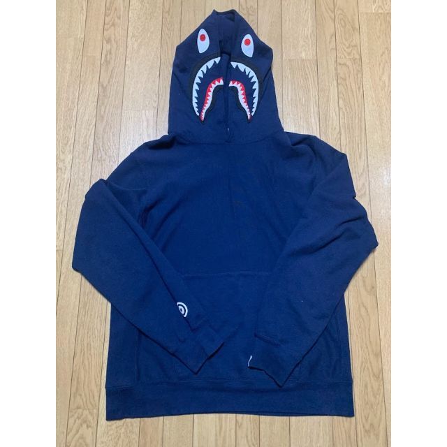 2XL Bape shark hoodie シャーク パーカー ネイビー | フリマアプリ ラクマ