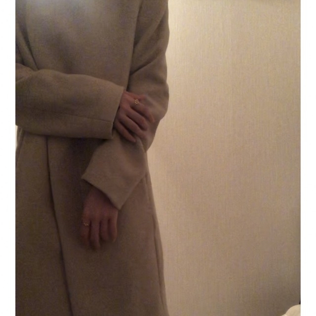 ZARA(ザラ)のZARA cream color coat レディースのジャケット/アウター(ピーコート)の商品写真