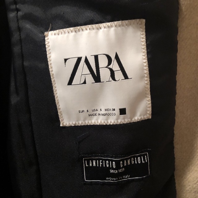 ZARA(ザラ)のZARA cream color coat レディースのジャケット/アウター(ピーコート)の商品写真