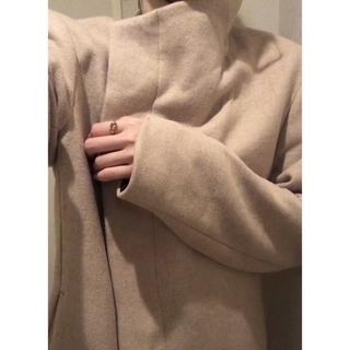 ザラ(ZARA)のZARA cream color coat(ピーコート)