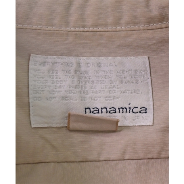 nanamica(ナナミカ)のnanamica ナナミカ カジュアルシャツ XS ベージュ 【古着】【中古】 メンズのトップス(シャツ)の商品写真