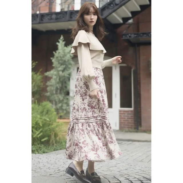 Her lip to - Autumn Botanical Printed Skirtの通販 by ...