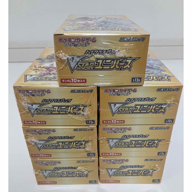 ポケモンカードゲーム Vstarユニバース 7BOX シュリンク付き 新品未開封