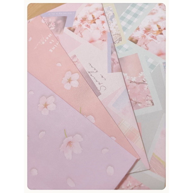桜ミニ平袋 ハンドメイドの文具/ステーショナリー(カード/レター/ラッピング)の商品写真