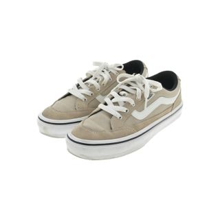 ヴァンズ(VANS)のVANS バンズ スニーカー 24.5cm ベージュx白 【古着】【中古】(スニーカー)