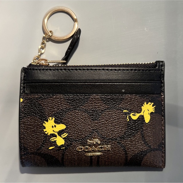 アルコール COACH×スヌーピー IDカード&コインケース lIsK2