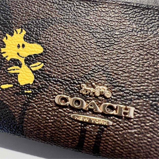 COACH(コーチ)のCOACH　スヌーピーコラボ　IDパスケース　コインケース レディースのファッション小物(パスケース/IDカードホルダー)の商品写真
