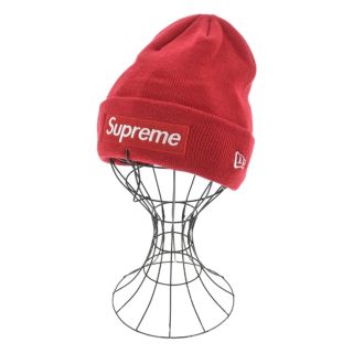 シュプリーム(Supreme)のSupreme シュプリーム ニットキャップ・ビーニー - 赤 【古着】【中古】(ニット帽/ビーニー)