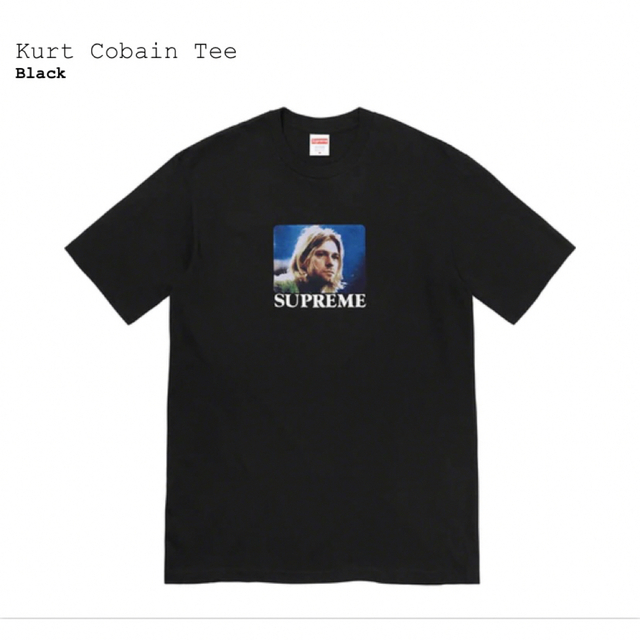 supreme Kurt Cobain Tee BLACK XL