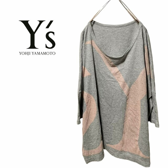 Y's(ワイズ)の【Y's】ビッグロゴ S/Sカットソー Yohji Yamamoto A-377 レディースのトップス(Tシャツ(半袖/袖なし))の商品写真