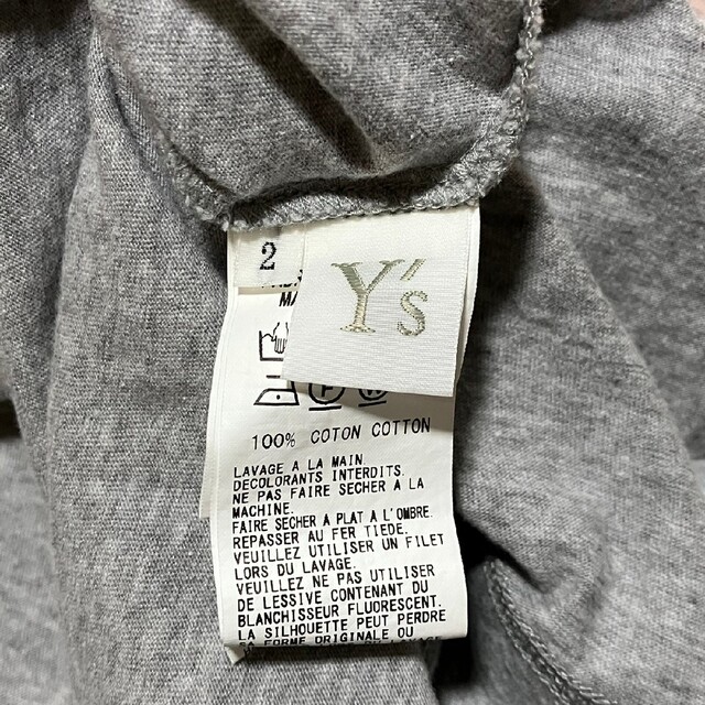 Y's(ワイズ)の【Y's】ビッグロゴ S/Sカットソー Yohji Yamamoto A-377 レディースのトップス(Tシャツ(半袖/袖なし))の商品写真