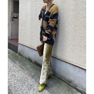 Ameri UND FLOWER EMBROIDERY VELOUR PANTS(その他)