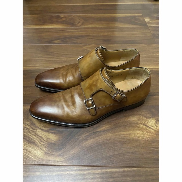 MAGNANNI マグナーニ ダブル モンクストラップ ウイングチップ9 1/2