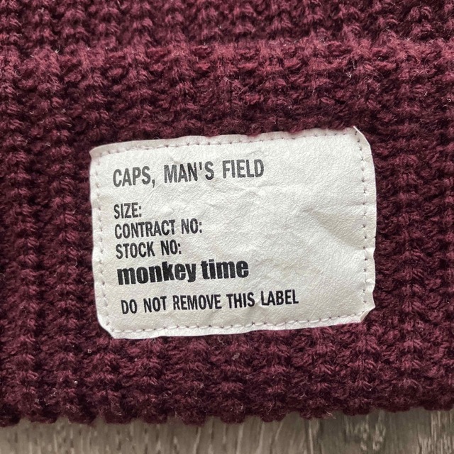 MONKEY TIME（UNITED ARROWS）(モンキータイム)のmonkey time ニット帽 メンズの帽子(ニット帽/ビーニー)の商品写真