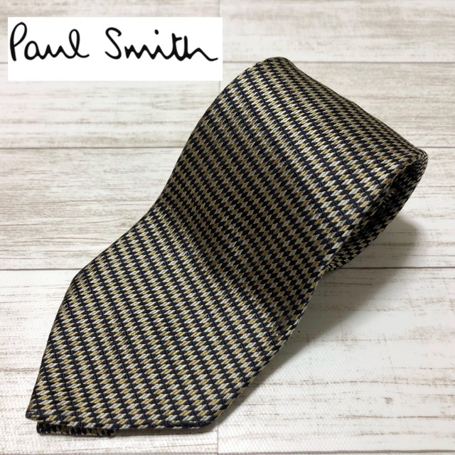 Paul Smith(ポールスミス)のPoul Smith ポールスミス  ネクタイ　シルク100%ゴールド　シルバー メンズのファッション小物(ネクタイ)の商品写真