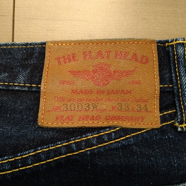 THE FLAT HEAD(フラットヘッド)のTHE FLAT HEAD LOT3003W W33 L34 メンズのパンツ(デニム/ジーンズ)の商品写真