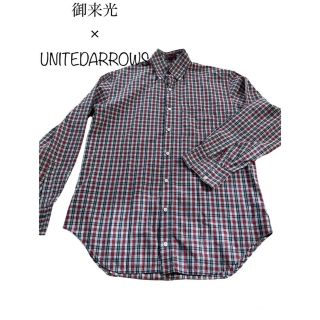 ユナイテッドアローズ(UNITED ARROWS)のUSED 御来光×ユナイテッドアローズ　チェックシャツ(シャツ)