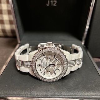CHANEL - シャネル J12 クロノグラフ CE/SS メンズ 自動巻き【430】の ...