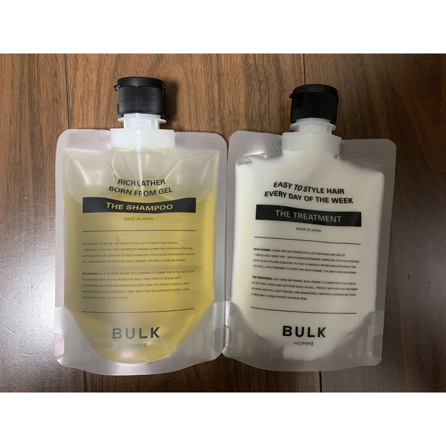 BULK HOMME THE SHAMPOO、TREATMENT